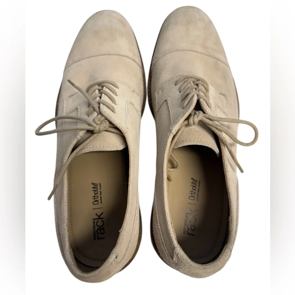 Nordstrom Rack Men’s Kamden Cap Toe Suede Derby Dress Shoe Size 10.5M